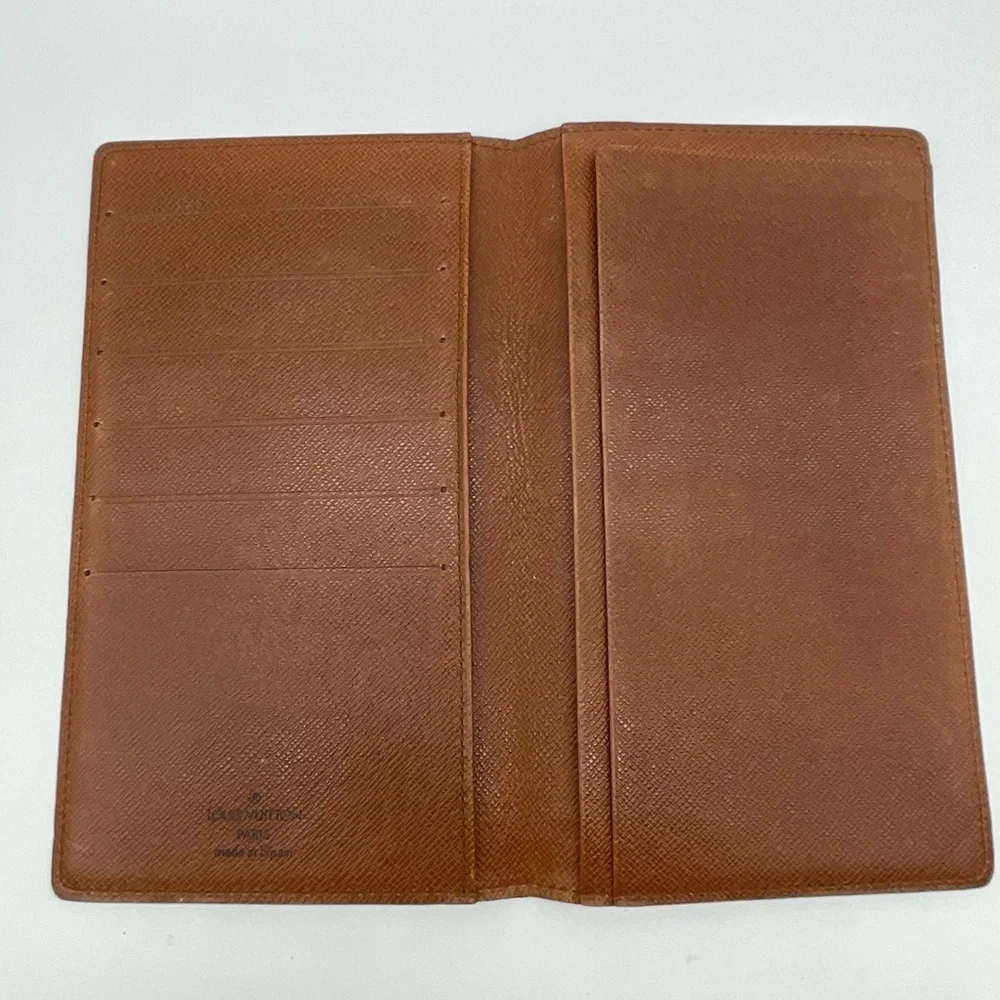 Louis Vuitton Monogram Checkbook Long Wallet